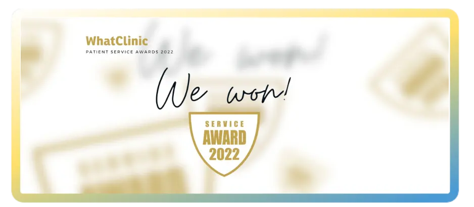 WhatClinic Patient Service Award 2022 Winner