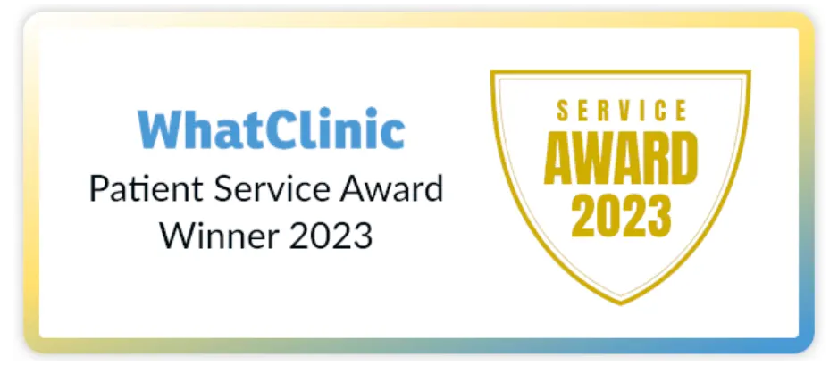 WhatClinic Patient Service Award 2023 Winner